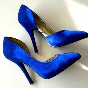 Charlotte Russe Blue Suede Pumps | Size 8 | Excellent Condition